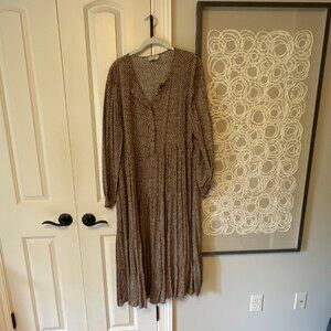 Cheetah Print Dress- Size Medium